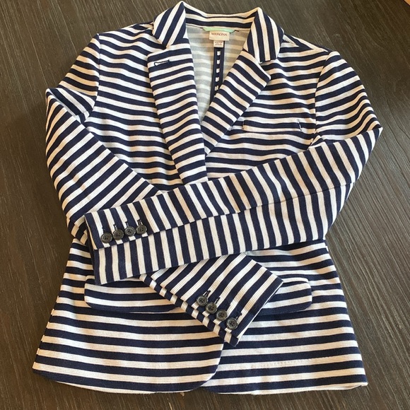 Merona ladies striped blazer in size extra small. - Picture 4 of 9